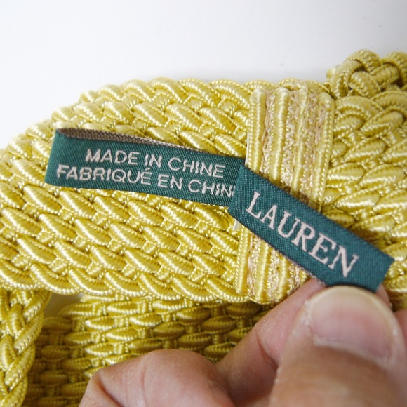 LAUREN Ralph Lauren Nylon Cord wide woven Belt main image 4